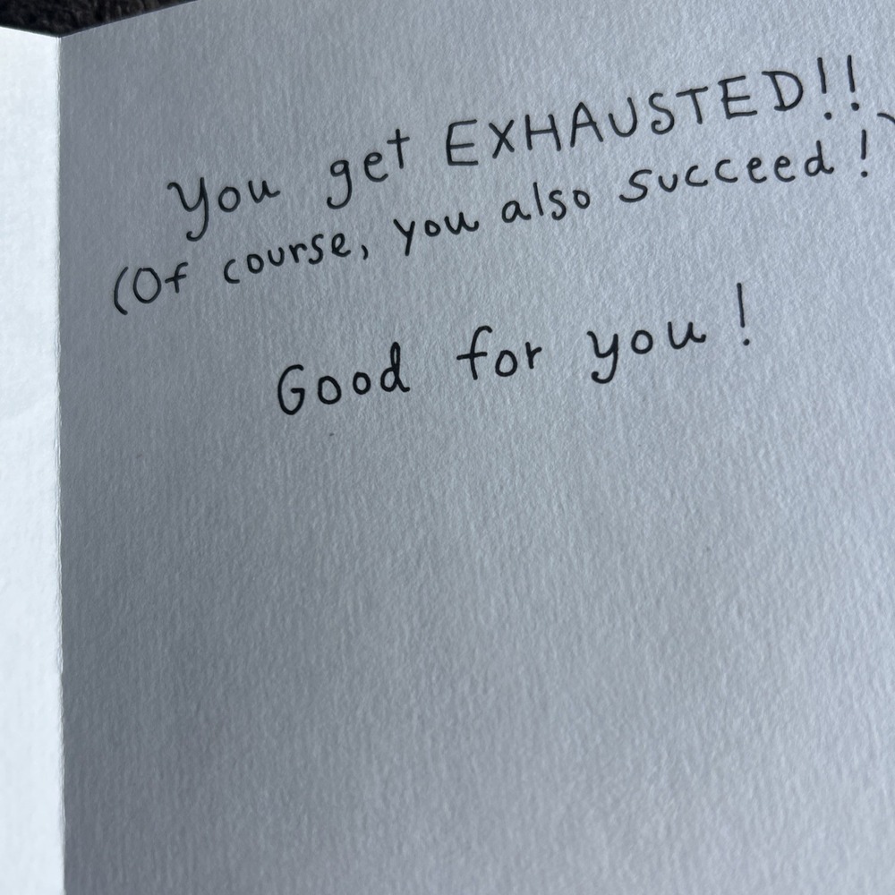 CONGRATULATIONS GREETING CARD HAPPY FOR YOU WAY TO GO Career Hallmark - Picture 2 of 4
